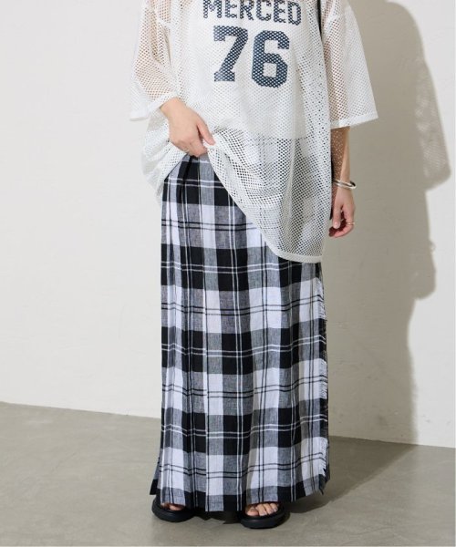 【ONEIL OF DUBLIN/オニール・オブ・ダブリン】リネンマキシスカート ONEIL OF DUBLIN/オニール オブ ダブリン