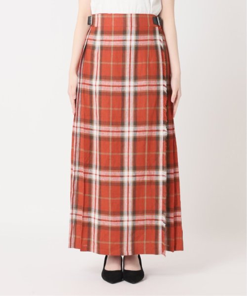 【ONEIL OF DUBLIN/オニール・オブ・ダブリン】リネンマキシスカート ONEIL OF DUBLIN/オニール オブ ダブリン