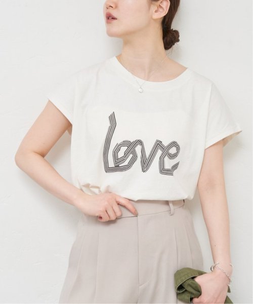 IENA(イエナ)/【Rabens Saloner/ラーベンスサロナー】love TEE Tシャツ/img10