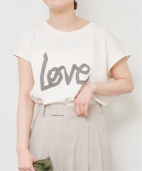 IENA(イエナ)/【Rabens Saloner/ラーベンスサロナー】love TEE Tシャツ/img14