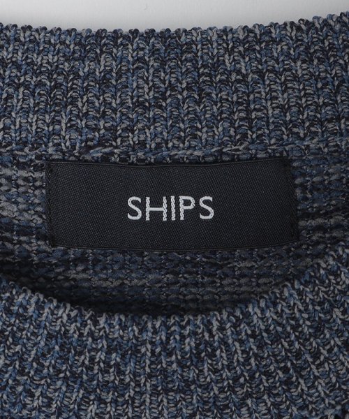SHIPS MEN(シップス　メン)/SHIPS:〈手洗い可能〉メランジ ニット Tシャツ/img19