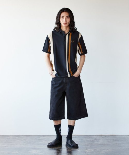 JOURNAL STANDARD(ジャーナルスタンダード)/FRED PERRY for JOURNAL STANDARD / ストライプピケ ポロシャツ/img01