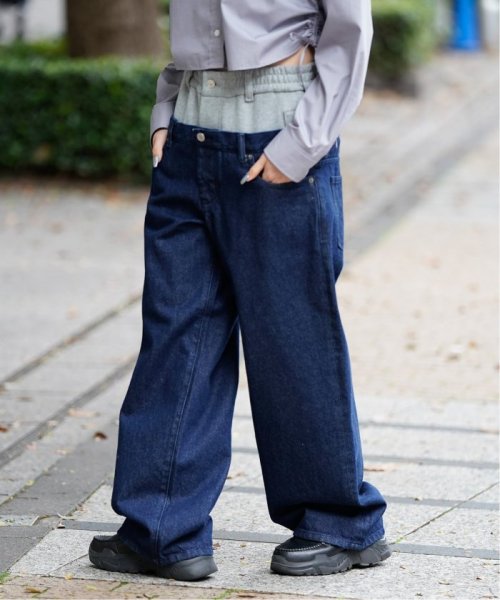 JOINT WORKS(ジョイントワークス)/【soduk / スドーク】easy layered denim trousers/img01