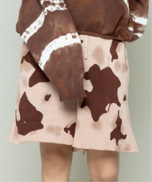 【irojikake/イロジカケ】Tie－dye knit short pants irojikake/イロジカケ