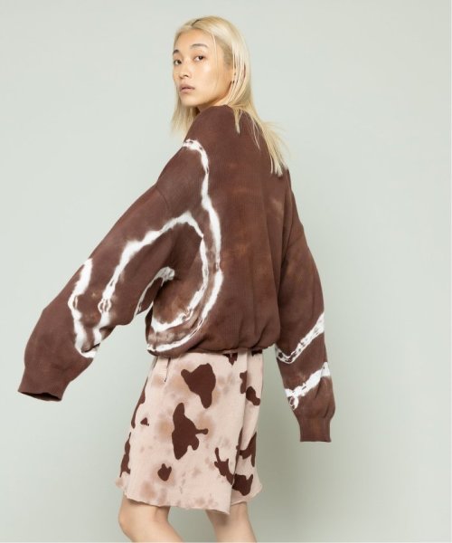 【irojikake/イロジカケ】Tie－dye knit short pants irojikake/イロジカケ