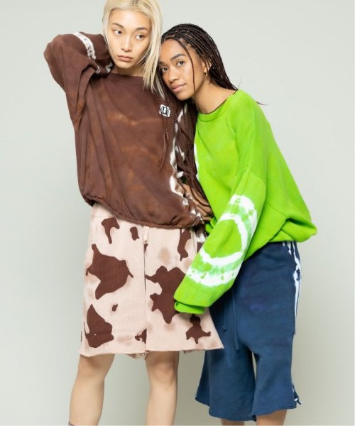 【irojikake/イロジカケ】Tie－dye knit short pants irojikake/イロジカケ