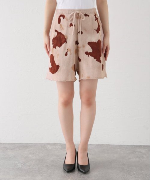 【irojikake/イロジカケ】Tie－dye knit short pants irojikake/イロジカケ