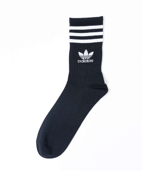 ABAHOUSE(ABAHOUSE)/【adidas】ミッドカット クルーソックス 3足組/img01