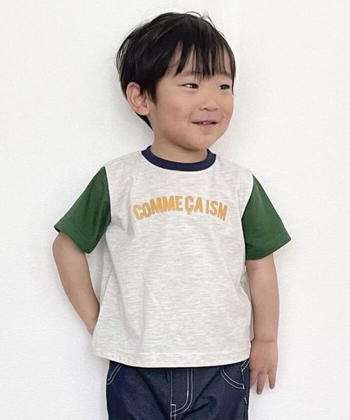 COMME CA ISM KIDS(コムサイズム（キッズ）)/半袖ロゴTシャツ(ベビーサイズ)/img02