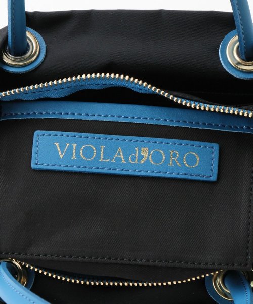 ＜VIOLAd’ORO＞BIANCA ノットハンドル トートバッグ XS －2WAY－ XS