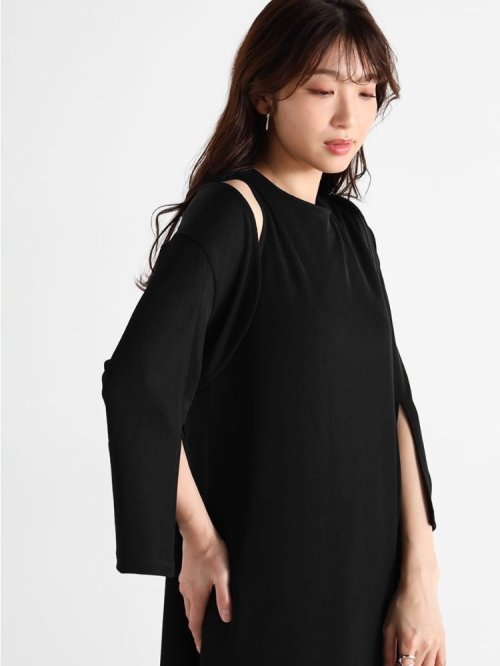 ノースリーブワンピース&ボレロセットアップ 9号 cm 着丈