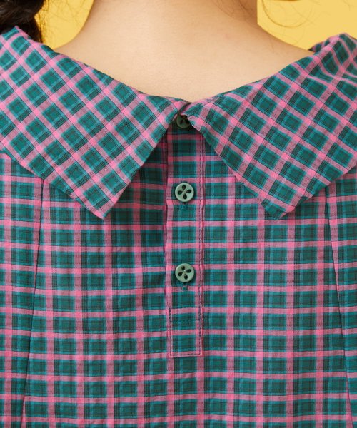 Marcar チェックワンピース 