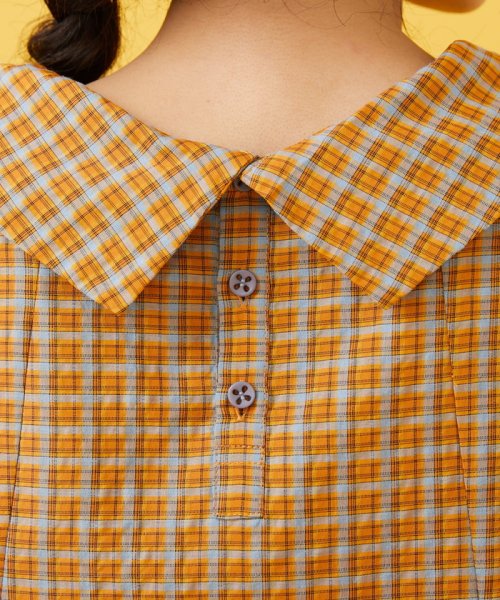 Marcar チェックワンピース 