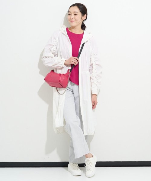 [日本製/アンサンブル対応]ホールガーメント7分袖ニット 商品説明ベーシックなデザインで着回し力抜群のニット ■デザインホールガーメント７分袖プルオーバーです。ガーターで身頃と袖に変化をつけ、シンプルながらも表情豊かなデザインとなっています。ほどよくゆ V1518944096(11550円)