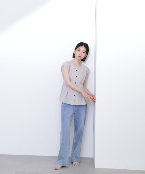 N Natural Beauty Basic(エヌナチュラルビューティベーシック)/5ポケットワイドデニムパンツ《S Size Line》/img25