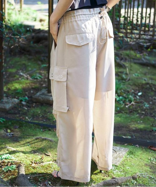 Schott(ショット)/Women's/×RUMBLE RED/ランブルレッド/SLUB CHIFFON CARGO PANTS/スラブシフォン カーゴパンツ/img02