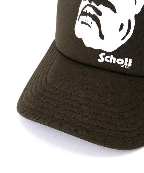 Schott(ショット)/DOG PRINT MESH CAP/ドッグプリント メッシュキャップ/img04