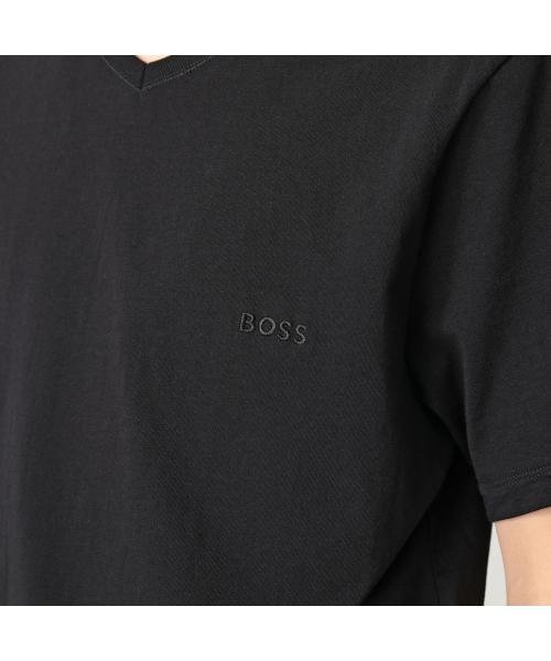 HUGOBOSS(ヒューゴボス)/HUGO BOSS 半袖 Tシャツ BLACK 50475285 10243514 【3枚組】/img03