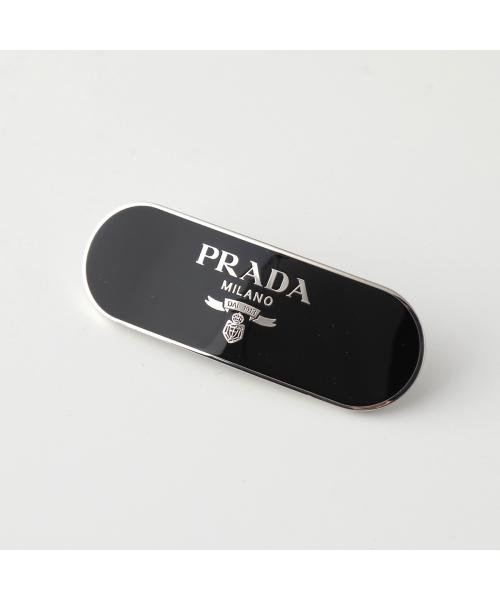 PRADA(プラダ)/PRADA バレッタ 1IF022 2BA6 ヘアクリップ ロゴメタルプレート/img03