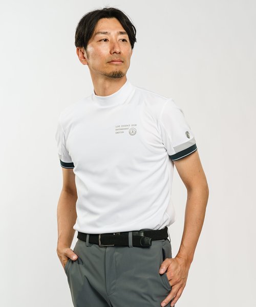 LANVIN SPORT(ランバン スポール)/【宮沢氷魚着用】モックネック半袖シャツ【吸汗/UV/ストレッチ/ECO】/img03