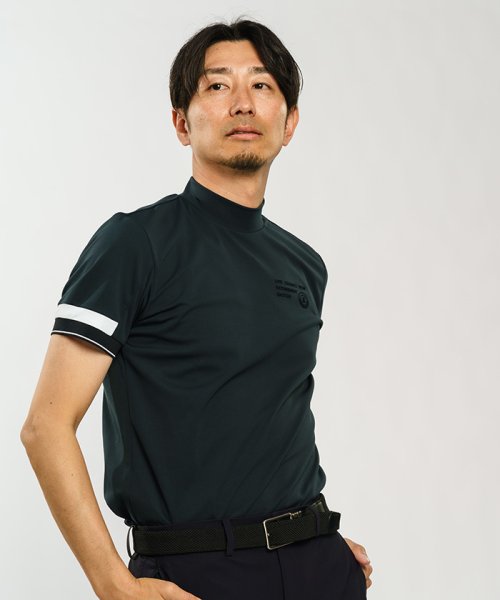 LANVIN SPORT(ランバン スポール)/【宮沢氷魚着用】モックネック半袖シャツ【吸汗/UV/ストレッチ/ECO】/img07