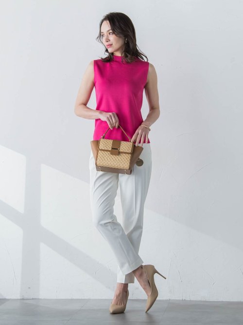 LUCINDAノースリーブニット≪手洗い可能≫ OCQ1498193467(11440円)