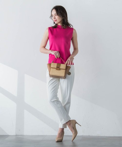 LUCINDAノースリーブニット≪手洗い可能≫ OCQ1498193467(11440円)