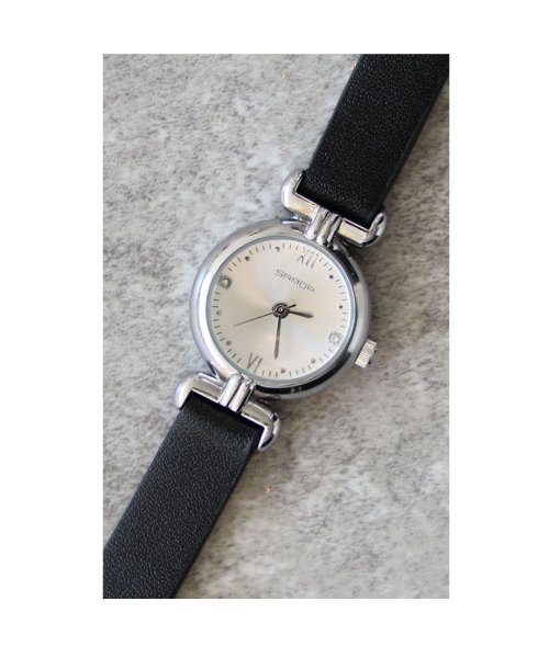 Sawa a la mode(サワアラモード)/レディース 大人 上品 上品さ添える防水つき二重ベルト腕時計/img11