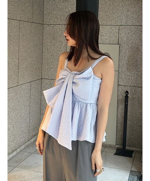 ペプラムリボントップス【WEB限定カラーあり】(505845885)|阪急 ペプラムリボントップス【WEB限定カラーあり】(505845885)|阪急