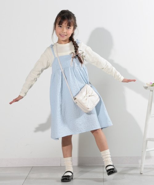 SHOO・LA・RUE(Kids) (シューラルーキッズ)/フェイクレザー エンボスリボンポシェット/img08