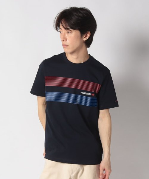 TOMMY HILFIGER(トミーヒルフィガー)/【オンライン限定】チェストストライプTシャツ/img23