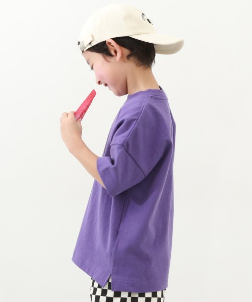 devirock(デビロック)/無地 ビッグシルエット 半袖Tシャツ 子供服 キッズ ベビー 男の子 女の子 トップス 半袖Tシャツ Tシャツ /img20