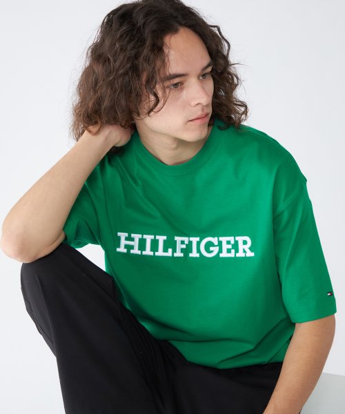 TOMMY HILFIGER(トミーヒルフィガー)/モノタイプエンブロイドアーカイブTシャツ/img02