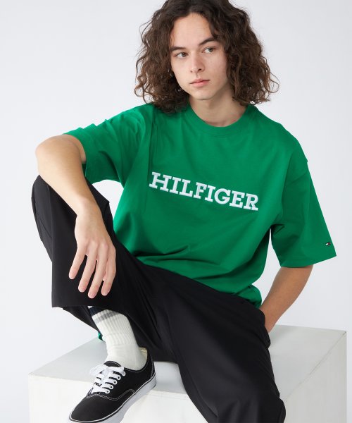 TOMMY HILFIGER(トミーヒルフィガー)/モノタイプエンブロイドアーカイブTシャツ/img03