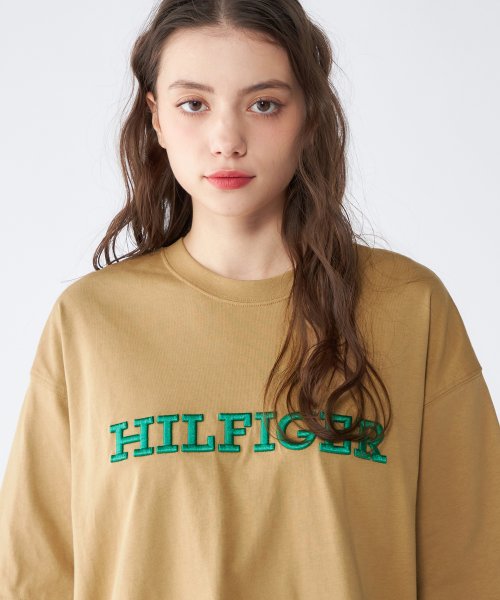 TOMMY HILFIGER(トミーヒルフィガー)/モノタイプエンブロイドアーカイブTシャツ/img05