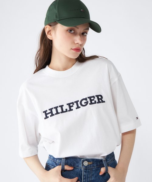 TOMMY HILFIGER(トミーヒルフィガー)/モノタイプエンブロイドアーカイブTシャツ/img13