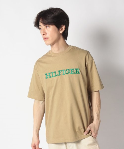 TOMMY HILFIGER(トミーヒルフィガー)/モノタイプエンブロイドアーカイブTシャツ/img22