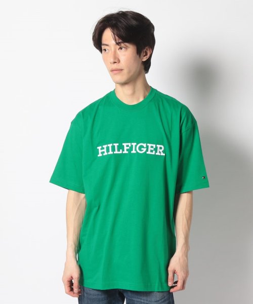 TOMMY HILFIGER(トミーヒルフィガー)/モノタイプエンブロイドアーカイブTシャツ/img23