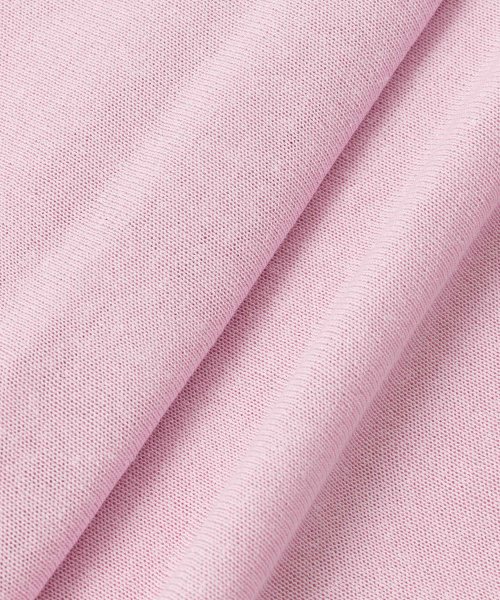 コットンリネンブレンドプルオーバーニット 