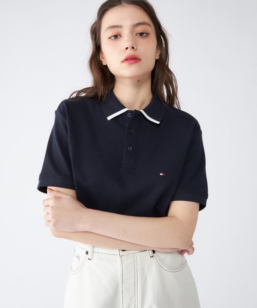 TOMMY HILFIGER(トミーヒルフィガー)/【Safari掲載】【OCEANS掲載】モノタイプアンダーカラーレギュラーポロシャツ/img06