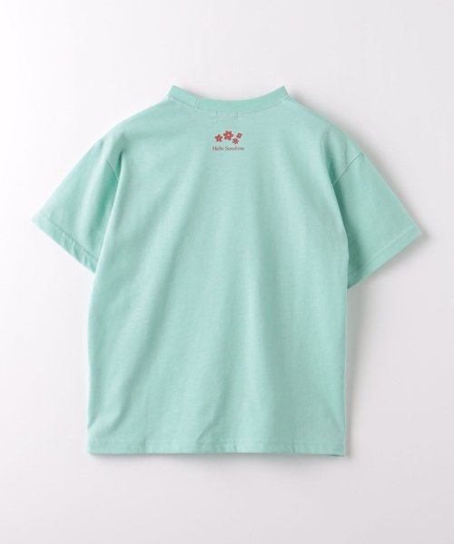 green label relaxing （Kids）(グリーンレーベルリラクシング（キッズ）)/フラワー レースTシャツ 100cm－130cm/img07