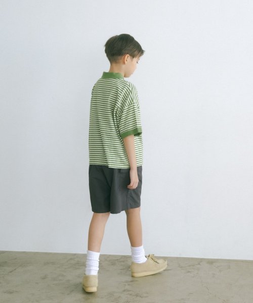 green label relaxing （Kids）(グリーンレーベルリラクシング（キッズ）)/TJ ボーダー ポロシャツ 140cm－160cm/img02