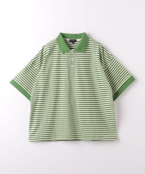 green label relaxing （Kids）(グリーンレーベルリラクシング（キッズ）)/TJ ボーダー ポロシャツ 140cm－160cm/img03