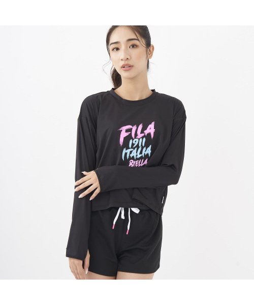 FILA(フィラ（スイムウェア）)/【フィラ】Tシャツ+タンキニ4点セット/img01