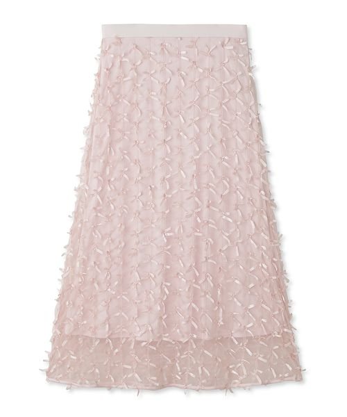 【WEB限定カラー】リボンマテリアルスカート UO1494198207(11550円)