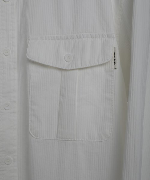 aimoha(aimoha（アイモハ）)/aimoha MENSLIM FIT MARINE FLIP POCKET SHIRT デニムシャツ/img38