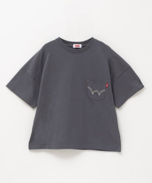 MAC HOUSE(kid's)(マックハウス（キッズ）)/EDWIN エドウィン ワイド刺繍Tシャツ 887647/img03