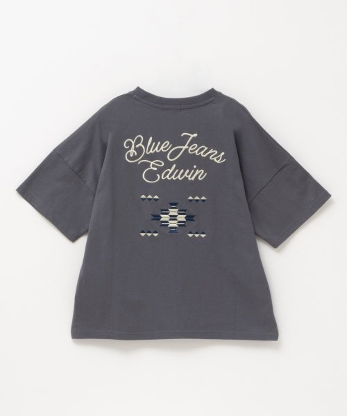 MAC HOUSE(kid's)(マックハウス（キッズ）)/EDWIN エドウィン ワイド刺繍Tシャツ 887647/img04