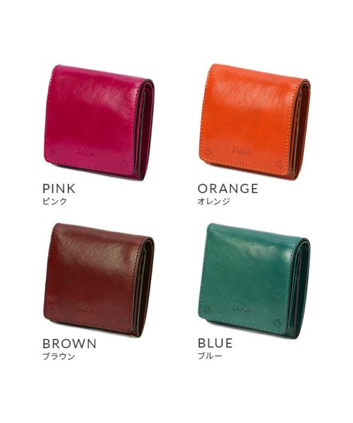 ダコタ 財布 二つ折り財布 ミニ財布 レディース ブランド レザー 本革 軽量 ボックス型小銭入れ BOX型 バンビーナ Dakota 0030834 また