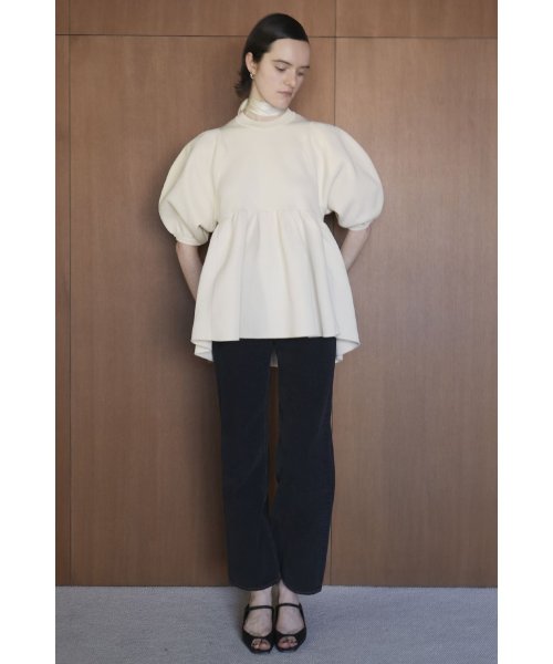 CLANE(クラネ)/BALLOON SLEEVE GATHER KNIT TOPS/img06